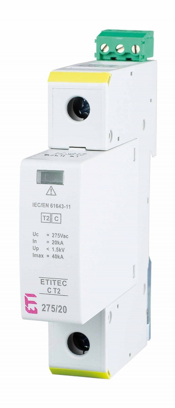 protectie supratensiuni etitec c t2 275/20 1+0 rc 002440394